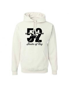 52 Shades Of Clay Graphic Clothing - Hoody - White