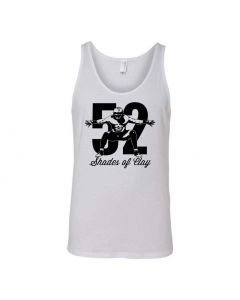 52 Shades Of Clay Graphic Clothing - Men's Tank Top - White