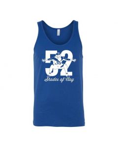 52 Shades Of Clay Graphic Clothing - Men's Tank Top - Blue