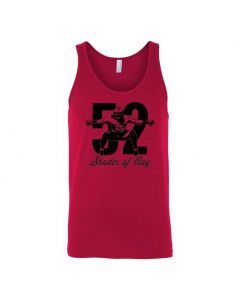 52 Shades Of Clay Graphic Clothing - Men's Tank Top - Red