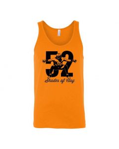 52 Shades Of Clay Graphic Clothing - Men's Tank Top - Orange