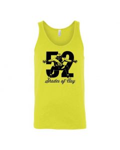 52 Shades Of Clay Graphic Clothing - Men's Tank Top - Yellow 