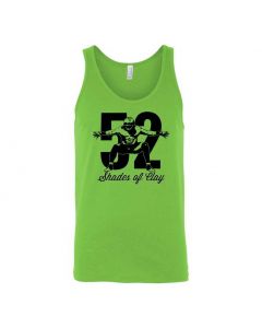 52 Shades Of Clay Graphic Clothing - Men's Tank Top - Green