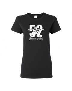 52 Shades Of Clay Matthews Womens T-Shirts-Black-Womens Large