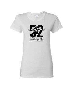 52 Shades Of Clay Matthews Womens T-Shirts-White-Womens Large