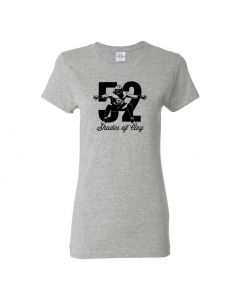 52 Shades Of Clay Matthews Womens T-Shirts-Gray-Womens Large