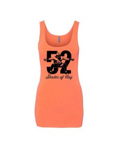 52 Shades Of Clay Graphic Clothing - Women's Tank Top - Orange