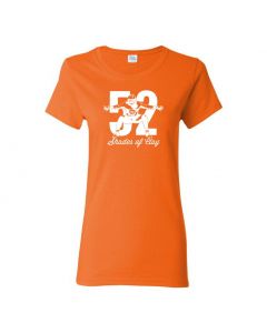 52 Shades Of Clay Matthews Womens T-Shirts-Orange-Womens Large