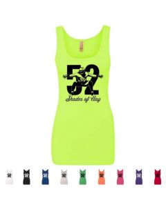 52 Shades Of Clay Graphic Womens Tank Top