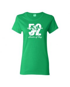 52 Shades Of Clay Matthews Womens T-Shirts-Green-Womens Large