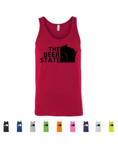 The Beer State Graphic Men's Tank Top