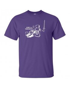 A Salt With A Deadly Weapon Youth T-Shirt-Purple-Youth Large