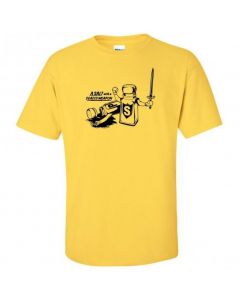 A Salt With A Deadly Weapon Youth T-Shirt-Yellow-Youth Large