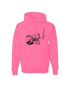 A Salt With A Deadly Weapon Graphic Clothing - Hoody - Pink
