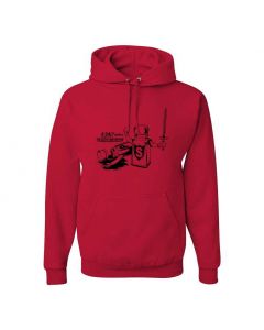 A Salt With A Deadly Weapon Graphic Clothing - Hoody - Red