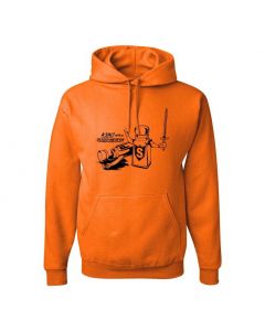 A Salt With A Deadly Weapon Graphic Clothing - Hoody - Orange