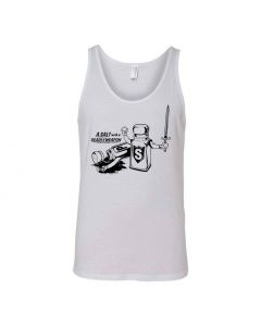 A Salt With A Deadly Weapon Graphic Clothing - Men's Tank Top - White