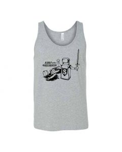 A Salt With A Deadly Weapon Graphic Clothing - Men's Tank Top - Gray