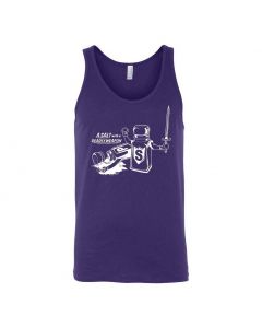 A Salt With A Deadly Weapon Graphic Clothing - Men's Tank Top - Purple