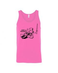 A Salt With A Deadly Weapon Graphic Clothing - Men's Tank Top - Pink