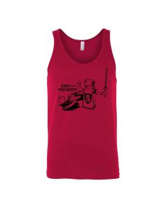 A Salt With A Deadly Weapon Graphic Clothing - Men's Tank Top - Red