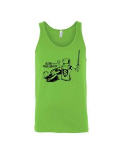 A Salt With A Deadly Weapon Graphic Clothing - Men's Tank Top - Green