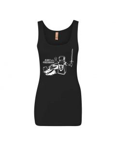 A Salt With A Deadly Weapon Graphic Clothing - Women's Tank Top - Black
