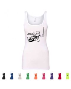A Salt With A Deadly Weapon Graphic Womens Tank Tops