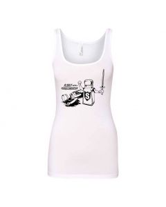 A Salt With A Deadly Weapon Graphic Clothing - Women's Tank Top - White
