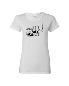 A Salt With A Deadly Weapon Womens T-Shirts-White-Womens Large