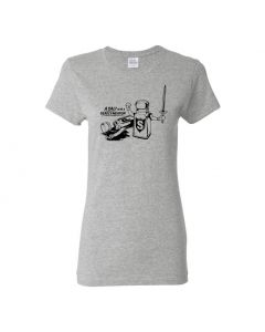 A Salt With A Deadly Weapon Womens T-Shirts-Gray-Womens Large