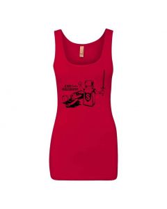 A Salt With A Deadly Weapon Graphic Clothing - Women's Tank Top - Red