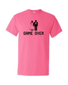 Game Over Graphic Clothing - T-Shirt - Pink