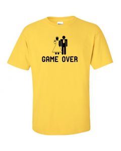 Game Over Graphic Clothing - T-Shirt - Yellow