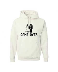Game Over Graphic Clothing - Hoody - White