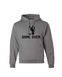 Game Over Graphic Clothing - Hoody - Gray