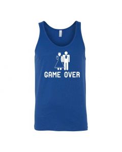 Game Over Graphic Clothing - Men's Tank Top - Blue