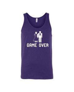 Game Over Graphic Clothing - Men's Tank Top - Purple