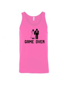 Game Over Graphic Clothing - Men's Tank Top - Pink