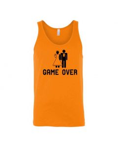 Game Over Graphic Clothing - Men's Tank Top - Orange
