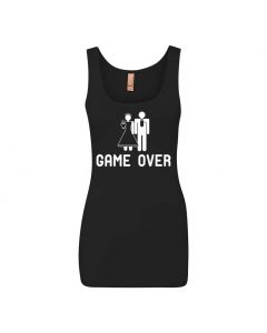 Game Over Graphic Clothing - Women's Tank Top - Black