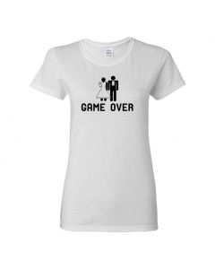 Game Over Womens T-Shirts-White-Womens Large
