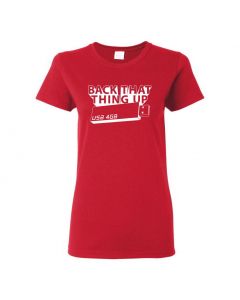Back That Thing Up Womens T-Shirts-Red-Womens Large
