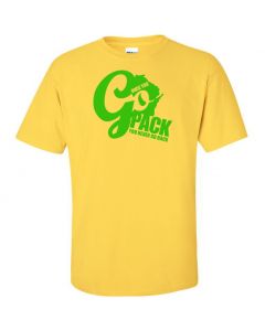 Once You Go Pack, You Never Go Back Graphic Clothing - T-Shirt - Yellow