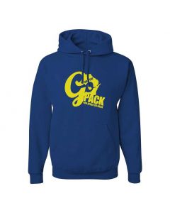Once You Go Pack, You Never Go Back Graphic Clothing - Hoody - Blue