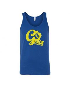 Once You Go Pack, You Never Go Back Graphic Clothing - Men's Tank Top - Blue