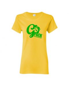 Once You Go Pack, You Never Go Back Womens T-Shirts-Yellow-Womens Large