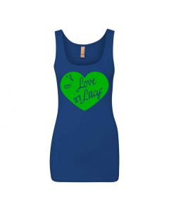 I Love Lacy Graphic Clothing - Women's Tank Top - Blue