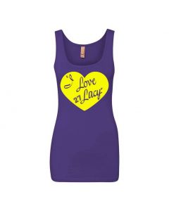 I Love Lacy Graphic Clothing - Women's Tank Top - Purple