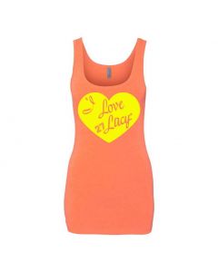 I Love Lacy Graphic Clothing - Women's Tank Top - Orange